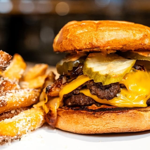 Classic Smash Burger.