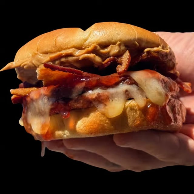 Pb & J Smash Burger.