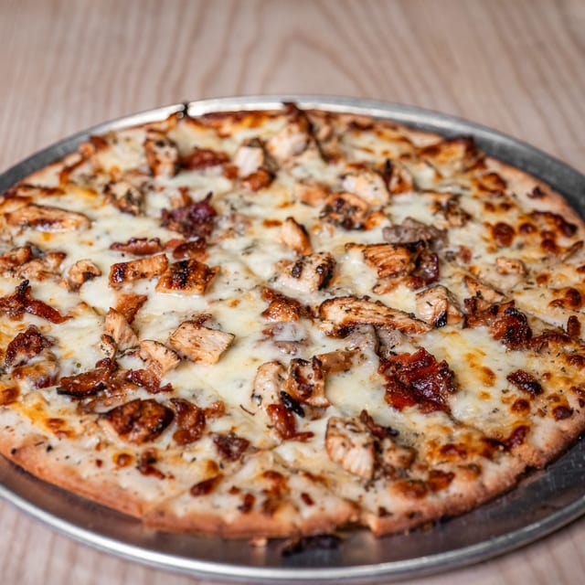 Chicken Bacon Ranch Pizza Pie.