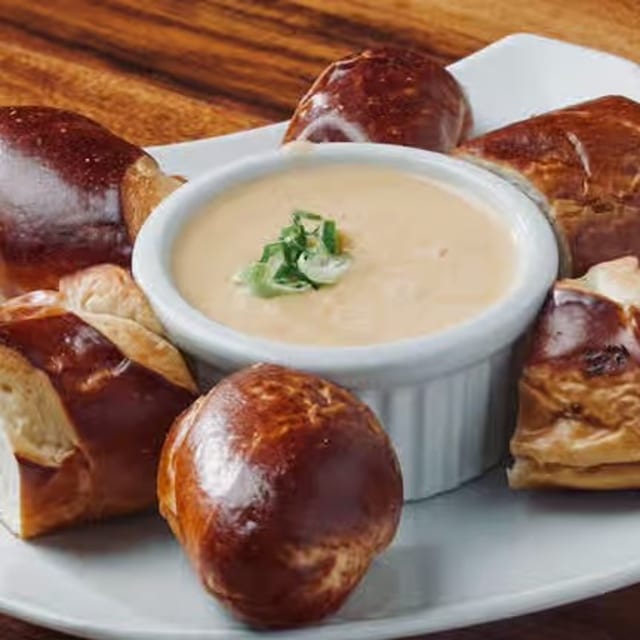 House-Made Beer Cheese & Pretzels.