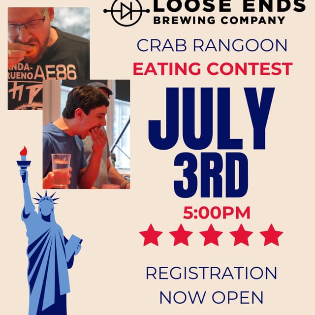 Crab Rangoon Eating Contest