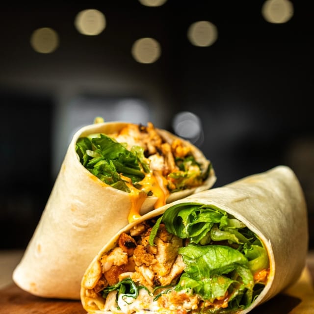 Caesar Chicken Wrap.