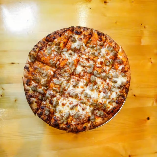 Sausage Pizza Pie.
