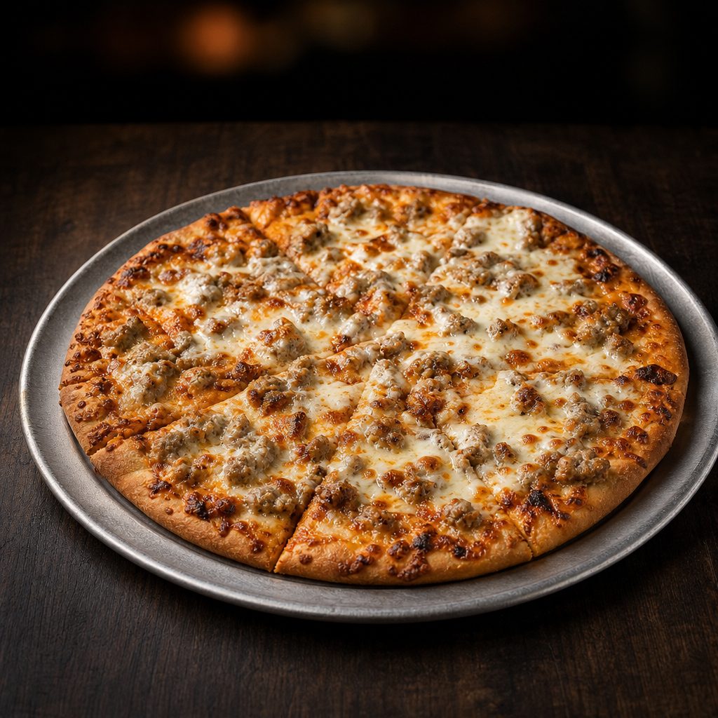 Sausage Pizza Pie.