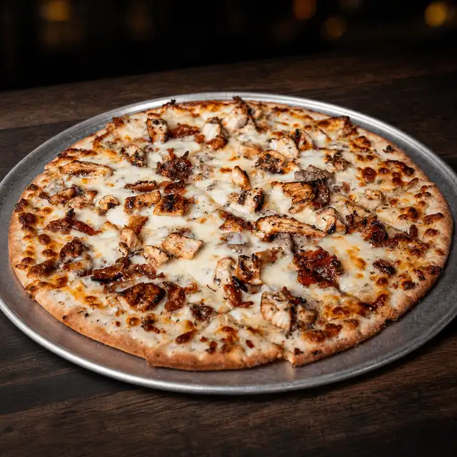 Chicken Bacon Ranch Pizza Pie.