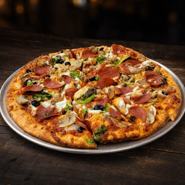 Deluxe Pizza.