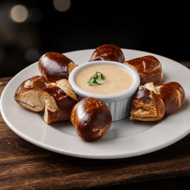 House-Made Beer Cheese & Pretzels.