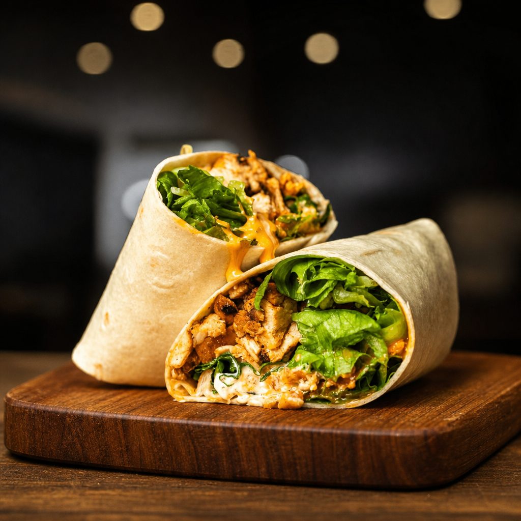 Caesar Chicken Wrap.