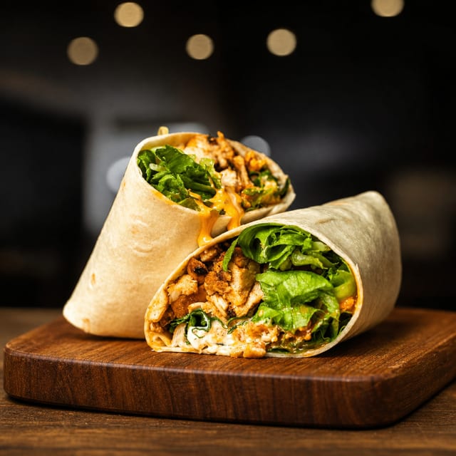 Caesar Chicken Wrap.