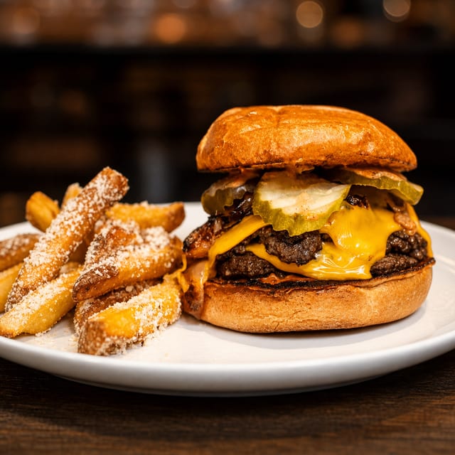Classic Smash Burger.