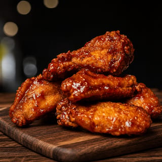 Korean Style Twice Fried Chicken Wings